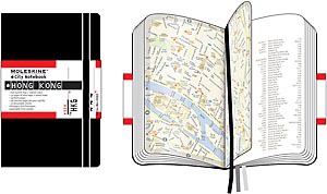 Записная книжка Moleskine City Notebook Hong Kong (Гонконг), Pocket (9х14см), черная