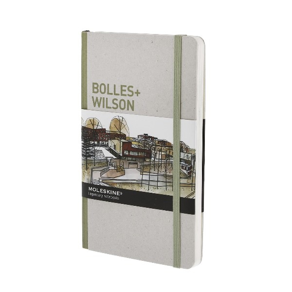 Сборник дизайнерских работ Moleskine Inspiration and Process in Architecture, Bolles Wilson, Large (13х21см)