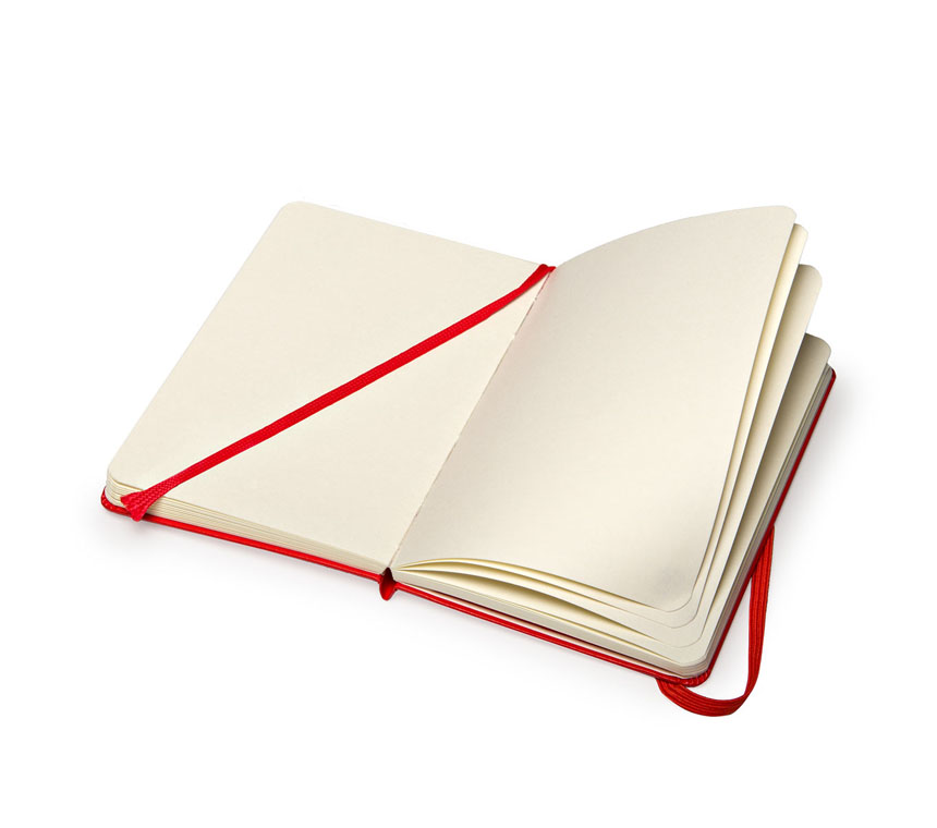 Записная книжка Moleskine Sketchbook (скетчбук для рисунков), Large (13x21см), красная