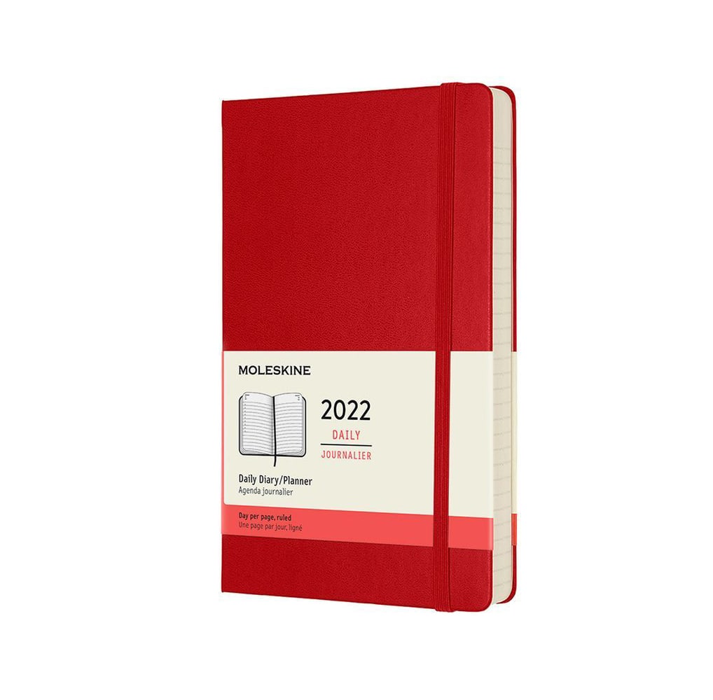картинка Ежедневник Moleskine Classic 2022, Large (13x21 см), красный от магазина Молескинов