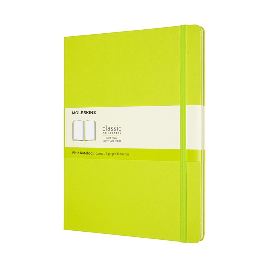 картинка Записная книжка Moleskine Classic (нелинованная), XLarge (19х25см), салатовая от магазина Молескинов