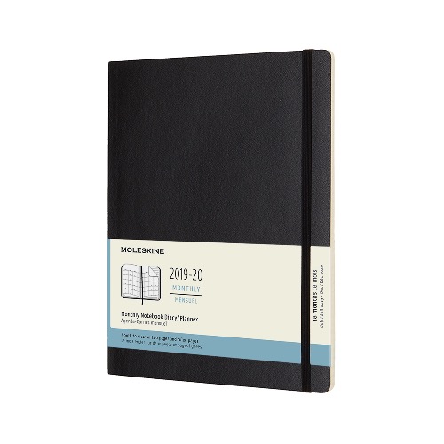 картинка Планинг Moleskine Classic Soft (2019-2020), XLarge (19x25 см), черный от магазина Молескинов