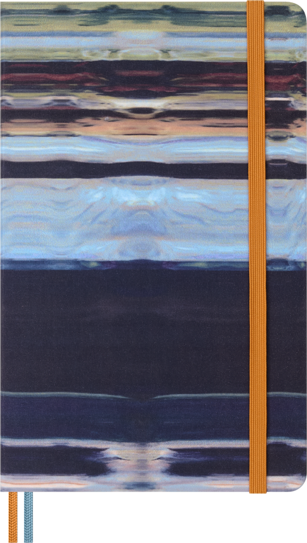 картинка Записная книжка Moleskine Limited Edition Impressionism, в линейку, Large (13x21 см), синяя от магазина Молескинов