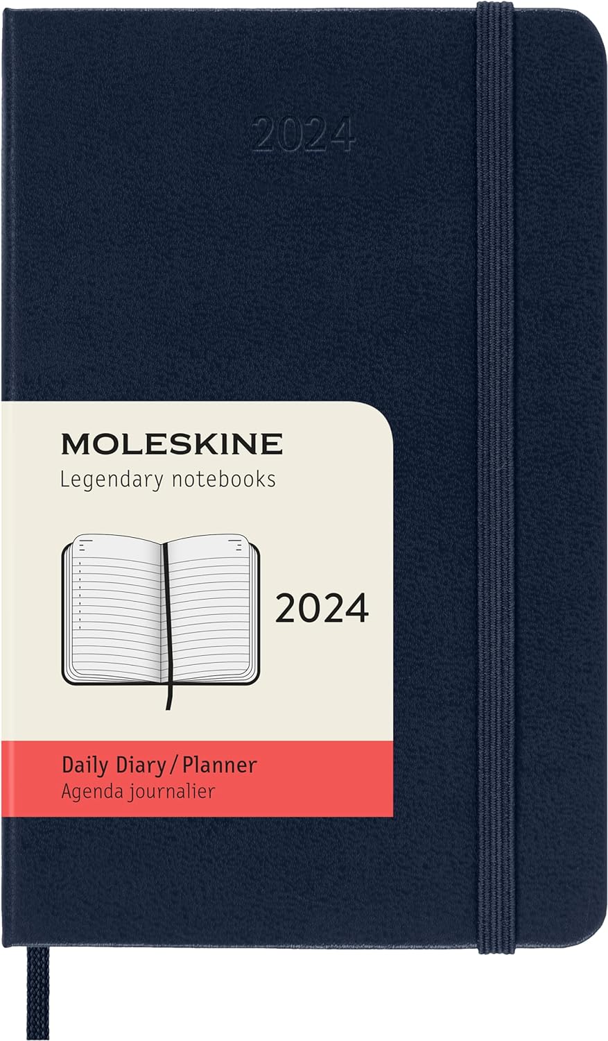 картинка Ежедневник Moleskine Classic 2024, Pocket (9x14 см), синий от магазина Молескинов
