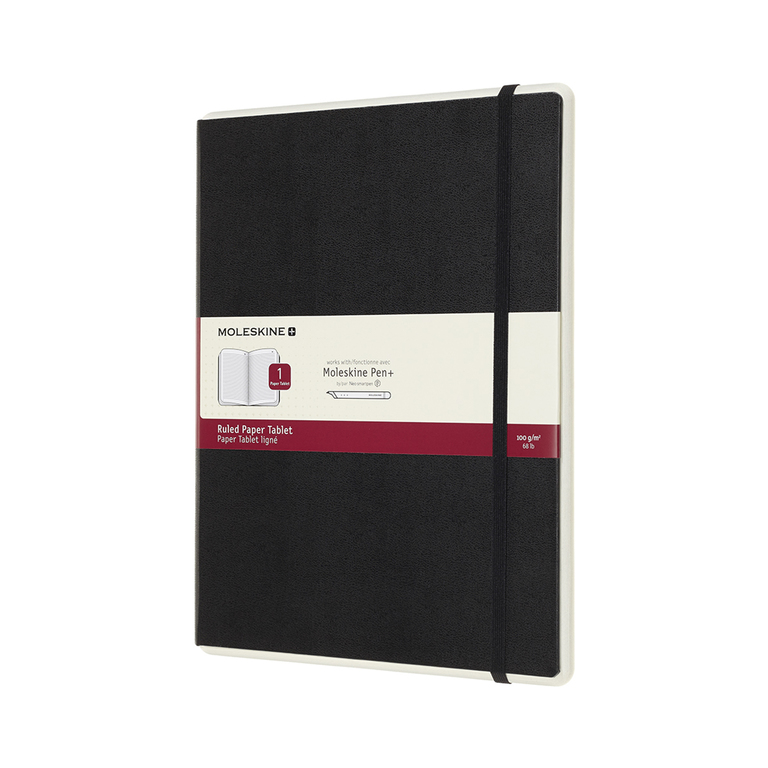 Записная книжка Moleskine Smart Paper Tablet (в линейку), XLarge (19x25 см), черная
