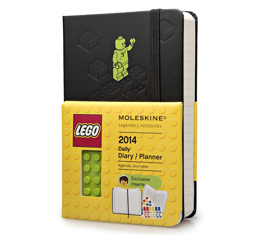 картинка Ежедневник Moleskine Lego (2014), Pocket (9x14см), черный от магазина Молескинов