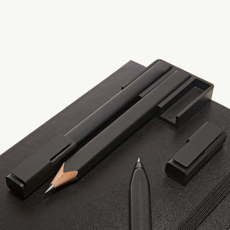 картинка Держатель для ручек Moleskine Writing Accessories Set, черный от магазина Молескинов