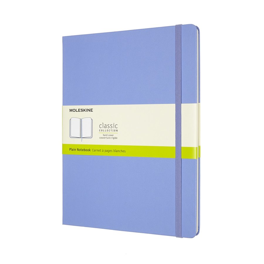 картинка Записная книжка Moleskine Classic (нелинованная), XLarge (19х25см), Голубая (гортензия) от магазина Молескинов