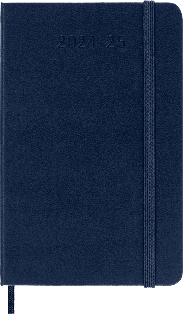 картинка Еженедельник Moleskine Classic (2024-2025), Pocket (9x14 см), синий от магазина Молескинов