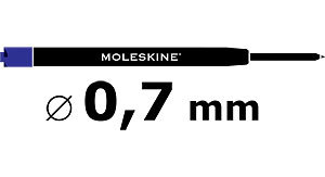 Стержень-роллер Moleskine Roller Gel Refill (0,7мм), фиолетовый