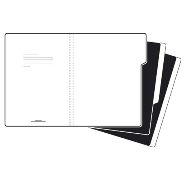 Папка с файлами Moleskine Folio, А4, черная