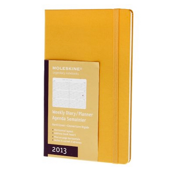 Еженедельник Moleskine Classic (2013), Large (13x21см), оранжевый