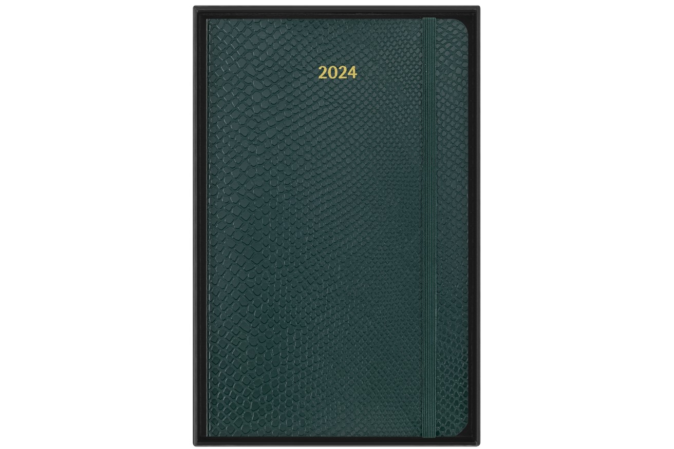 картинка Еженедельник Moleskine PRECIOUS & ETHICAL 2024, Large (13x21 см), зеленый, в упаковке от магазина Молескинов