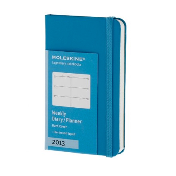 Еженедельник Moleskine Classic (2013), XSmall (6,5x10,5см), голубой