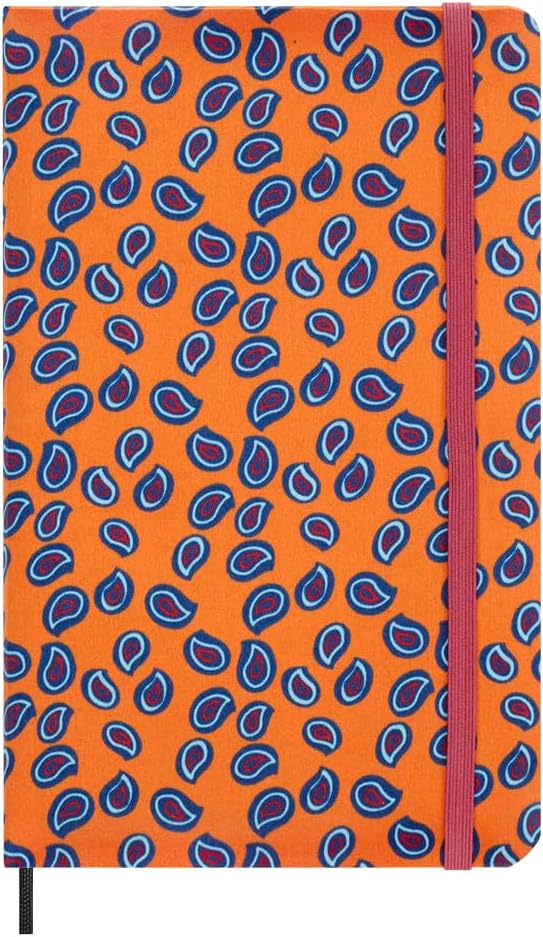 картинка Еженедельник недатированный Moleskine Limited Edition Silk, в линейку, Large (13х21см), оранжевый от магазина Молескинов