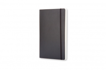 картинка Записная книжка Moleskine Classic Soft(мягкая обложка), в клетку, Large (13х21 см), черная B2B от магазина Молескинов