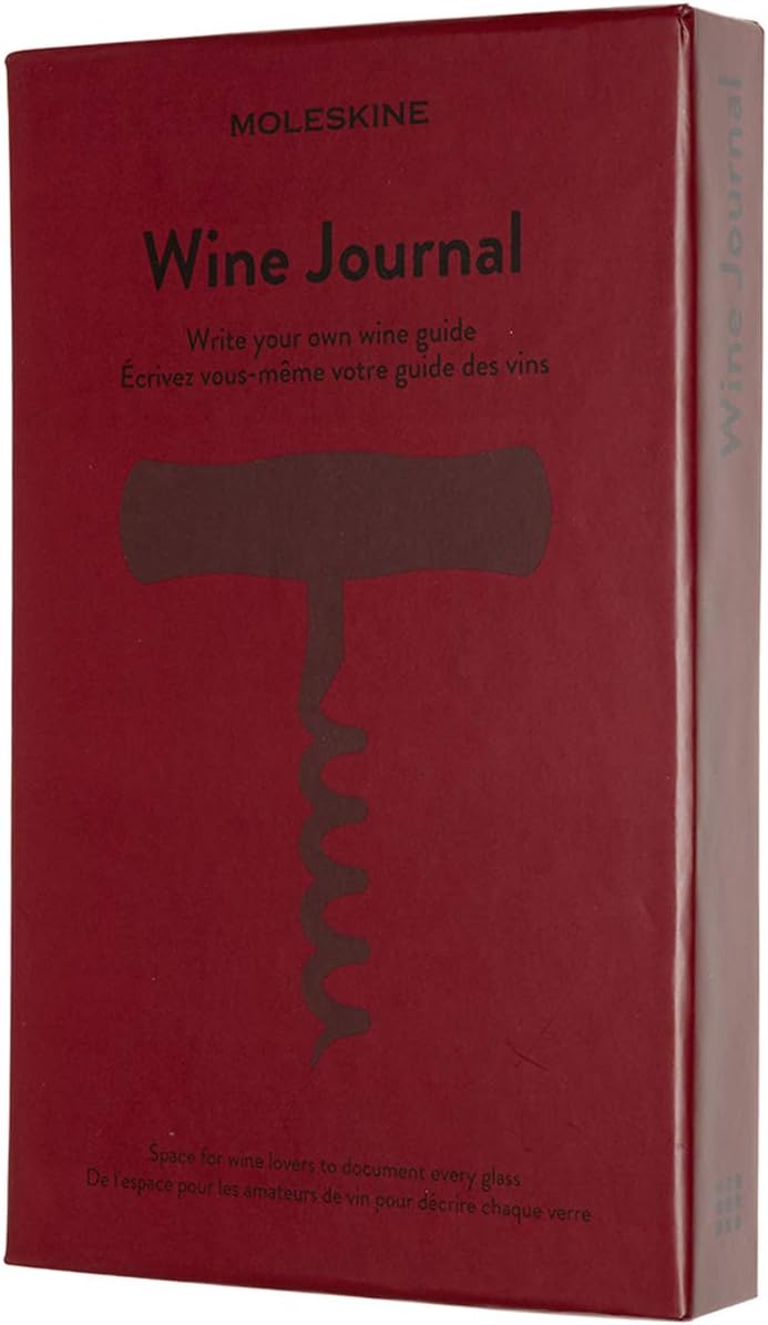 картинка Записная книжка Moleskine Passion Wine Journal, Large (13x21см), красная от магазина Молескинов