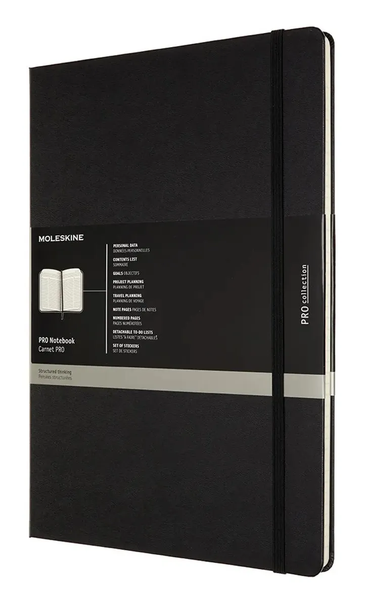 картинка Записная книжка Moleskine Professional, A4 (21х29,7см), черный от магазина Молескинов