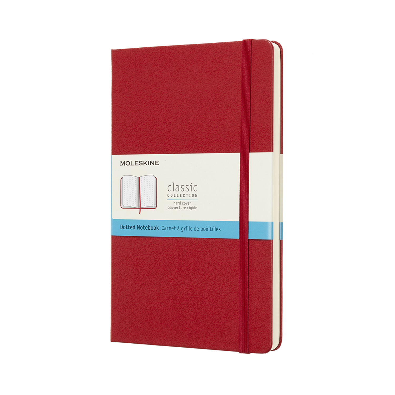 картинка Записная книжка Moleskine Classic (в точку), Large (13х21см), красная от магазина Молескинов