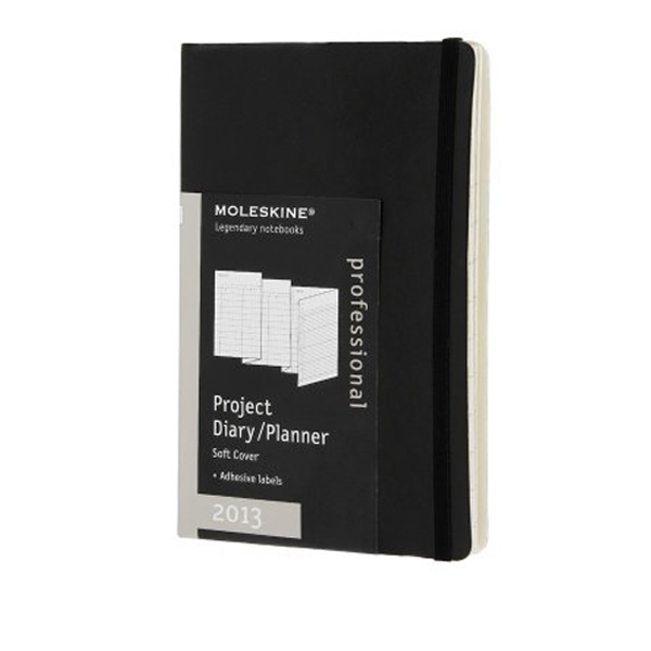 Планинг раскладывающийся Moleskine Professional (2013), Pocket (9x14cm), черный