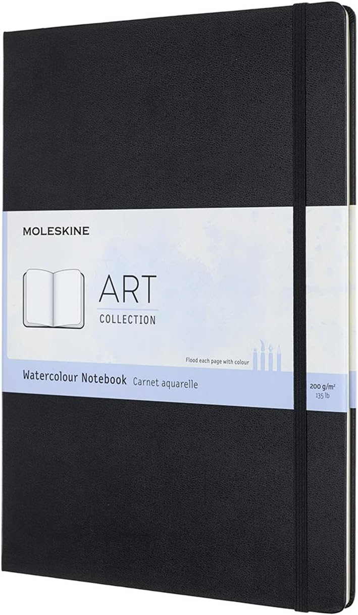 картинка Акварельный скетчбук Moleskine Art, A4 (21x29,7 см), черный от магазина Молескинов