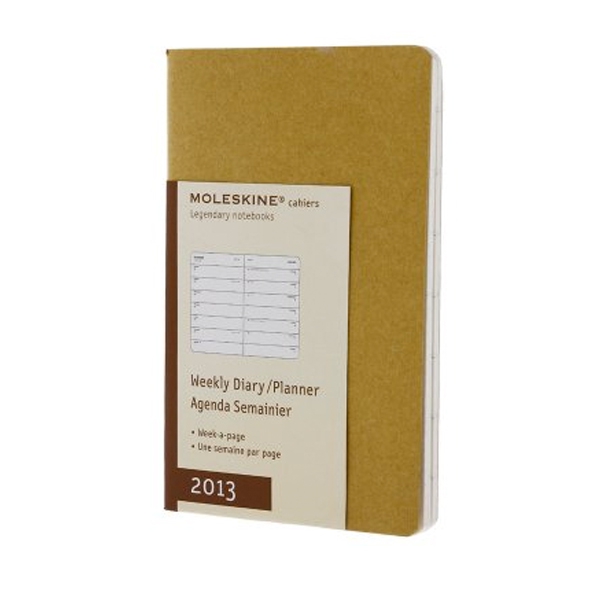 картинка Еженедельник Moleskine Cahier (2013), Pocket (9х14 см), горчичный от магазина Молескинов