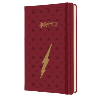 картинка Ежедневник Moleskine Harry Potter (2022), Large (13x21 см), красный от магазина Молескинов