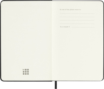 картинка Еженедельник  18 месяцев Moleskine Classic (гориз.2026-2027), Pocket (9x14 см), черный от магазина Молескинов