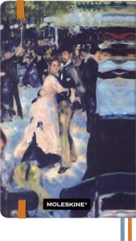 картинка Записная книжка Moleskine Limited Edition Impressionism, в линейку, Large (13x21 см), синяя от магазина Молескинов