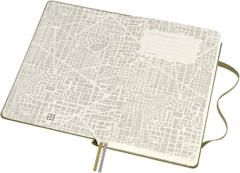 картинка Записная книжка Moleskine Passion Traveller's Journal, Large (13х21см), зеленая от магазина Молескинов