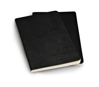 картинка Записная книжка Moleskine Volant (нелинованная, 2 шт.), Pocket (9x14см), черная от магазина Молескинов