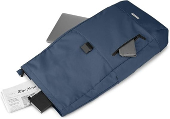 картинка Рюкзак Moleskine Metro Rolltop, 15”(32x50x15 см), синий от магазина Молескинов
