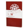 картинка Открытка Moleskine Ornament Card Foxtrot, Large (11,5х17,5см), красная от магазина Молескинов