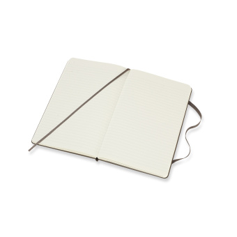 картинка Записная книжка Moleskine Classic (в линейку), Large (13х21см), коричневая от магазина Молескинов