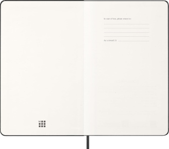 картинка Еженедельник Moleskine Classic 2026, Large (13x21 см), черный от магазина Молескинов