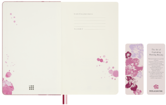 картинка Записная книжка Moleskine Limited Edition Sakura Cahier, в линейку, XLarge (19х25см), обложка картон, 120стр., от магазина Молескинов