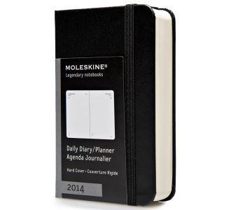 картинка Ежедневник Moleskine Classic (2014), XSmall (6,5х10,5см), черный от магазина Молескинов