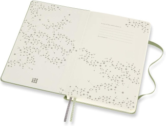 картинка Записная книжка Moleskine Passion Wellness Journal, Large (13x21см), зеленая от магазина Молескинов