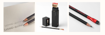 картинка Набор карандашей Moleskine x Blackwing (12 штук, HB), черный от магазина Молескинов
