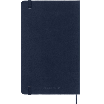 картинка Еженедельник 18 месяцев Moleskine Classic ( 2026-2027),  Large (13x21 см),  синий от магазина Молескинов