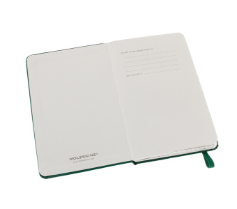 картинка Записная книжка Moleskine Classic (в клетку), Pocket (9х14см), зеленая от магазина Молескинов