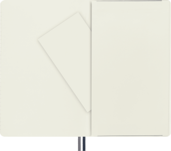 картинка Записная книжка Moleskine Classic Expanded (нелинованный), Large (13х21 см), 400 страниц, мягкая обложка, синяя от магазина Молескинов