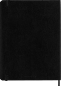 картинка Еженедельник Moleskine Classic Soft (мягкая обложка), (2024-2025), XLarge (19x25 см), черный от магазина Молескинов