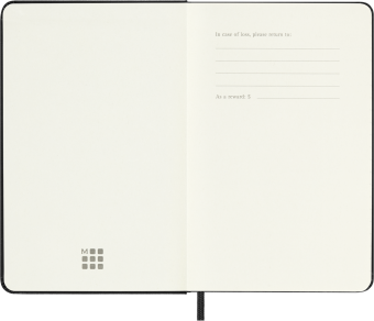картинка Еженедельник 18 месяцев Moleskine Classic 2025 - 2026, Pocket (9x14 см), твердая обложка, черный от магазина Молескинов