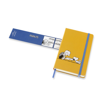 картинка Ежедневник Moleskine Peanuts (2021), Pocket (9x14 см), желтый от магазина Молескинов