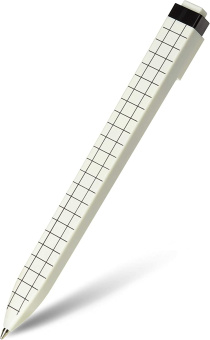 картинка Шариковая ручка Moleskine Click GO Squared  (1,0 мм), белая от магазина Молескинов