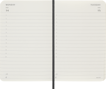 картинка Ежедневник Moleskine Classic Soft (мягкая обложка), 2025, Pocket (9x14 см), черный от магазина Молескинов