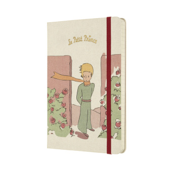 картинка Ежедневник Moleskine Le Petit Prince (2020-2021), Large (13x21), бежево-розовый от магазина Молескинов
