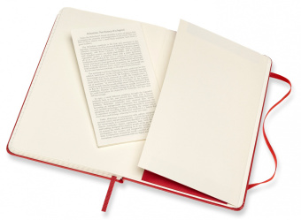 картинка Записная книжка Moleskine Classic (в клетку), Medium (11,5х18 см), красная от магазина Молескинов