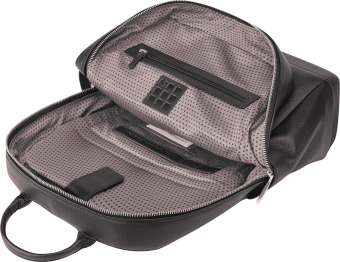 картинка Рюкзак Moleskine Classic, натуральная кожа, 15"(30 x 41 x 12 см), черный от магазина Молескинов